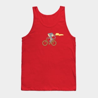 Mouse riding a bike Tank Top